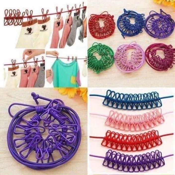 Dây phơi quần áo có kẹp thông minh ( tuyển sỉ )