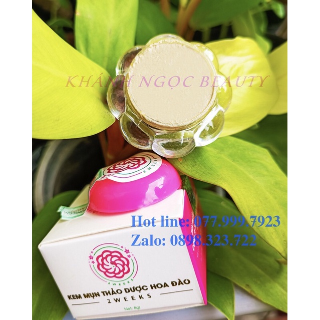 SỈ 5 FRESSHIP] Kem Mụn Hoa Đào 2 weeks - sỉ 5 lọ