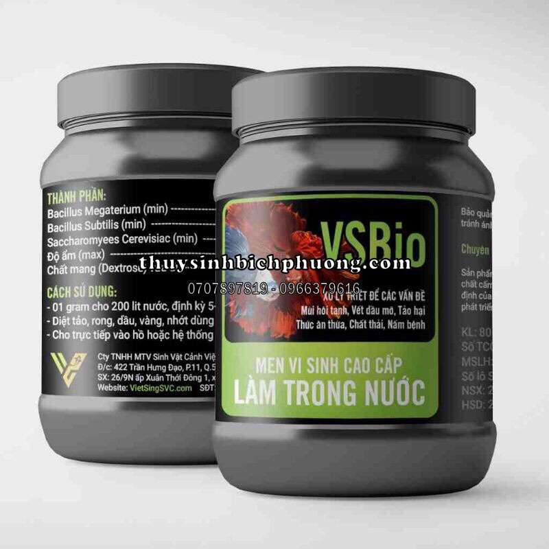 MEN VI SINH LÀM TRONG NƯỚC CHO HỒ CÁ THUỶ SINH | VI SINH LÓT NỀN HỒ THUỶ SINH