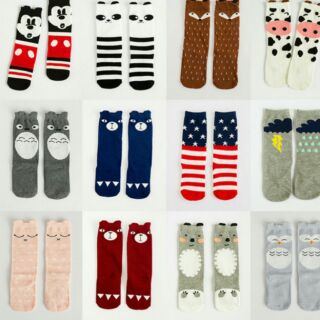 Set 5 đôi vớ dài cotton cho bé