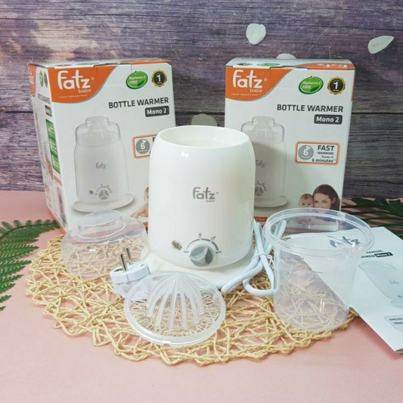 MONO 2 - Máy hâm sữa và thức ăn 4 chức năng Fatzbaby FB3002SL - Fatz Mono 2 - BH 12 THÁNG