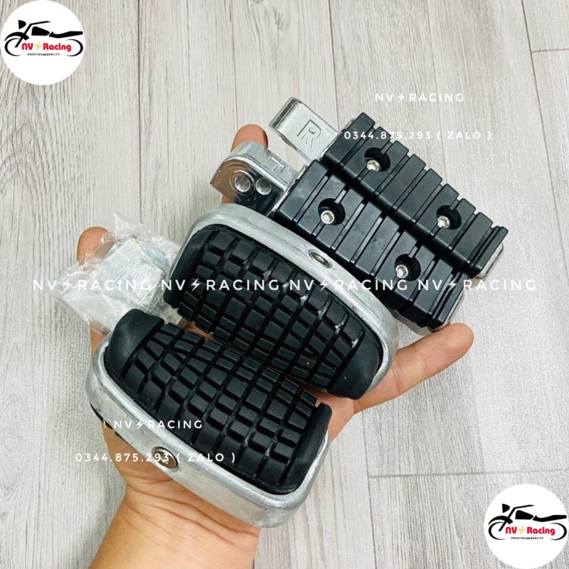 Bộ gác chân trước sau kiểu Super cub gắn thông dụng nhiều dòng xe