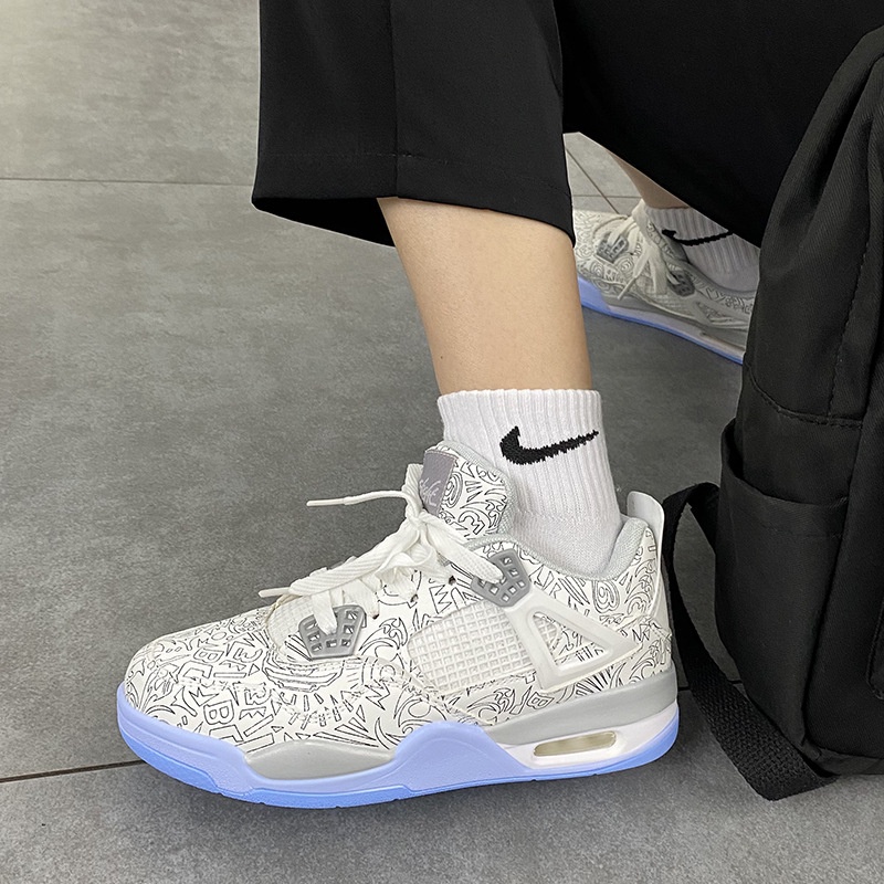 [Bán Rẻ xin Đánh Giá] Giày Nữ Air Jordan 4 LASER đệm khí Cổ Thấp, Giày thể thao Nữ Air Jordan Trắng Laser | WebRaoVat - webraovat.net.vn