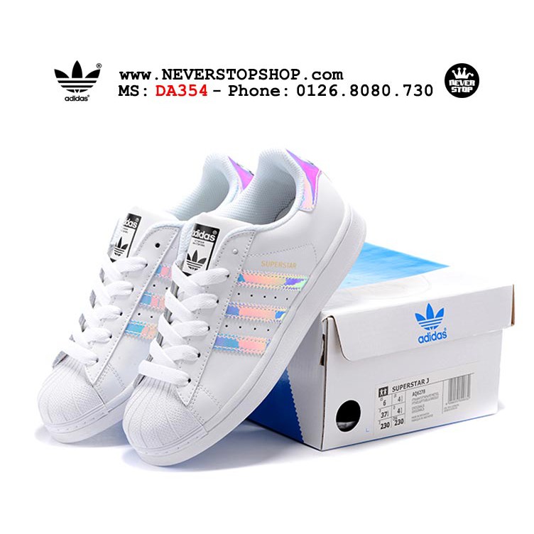 Giày ADIDAS SUPERSTAR HOLOGRAM cổ thấp nữ thế thao siêu xinh siêu chất giá rẻ | NeverStopShop.com