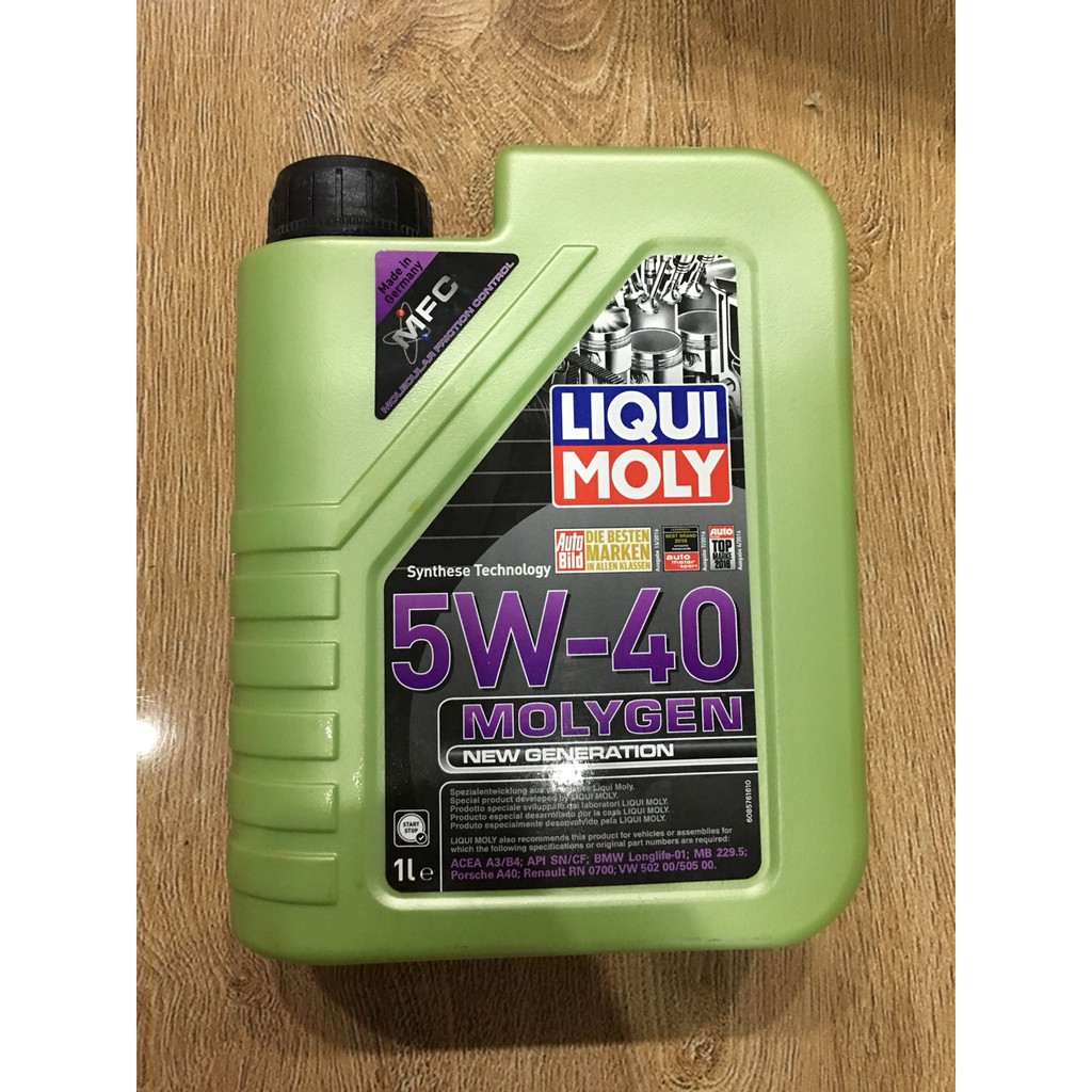 [DEAL SỐC] NHỚT LIQUY MOLY 5W40 MOLYGEN CHÍNH HÃNG