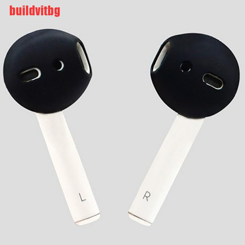 {buildvitbg}2pcs Earphone Replacement Earplug Protector Silicone Earbuds Cover Ear pads Case GVQ