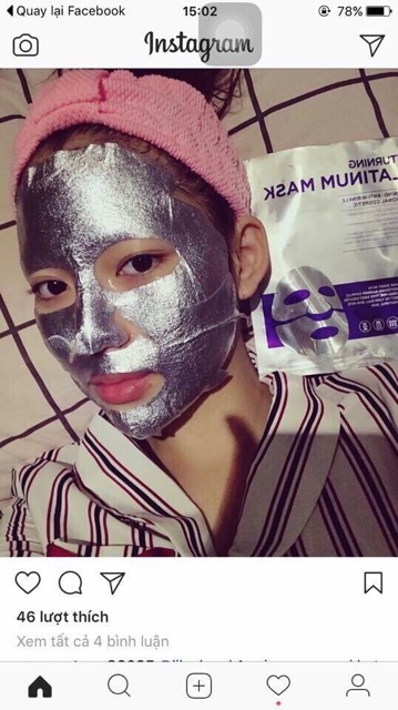 Mặt nạ Platinum mask Hàn Quốc