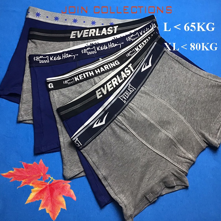Quần boxer nam cotton 4 chiều - Quần sịp đùi nam siêu mát * Thoáng mát, thấm hút mồ hôi, co giãn tốt - Hàng xuất dư