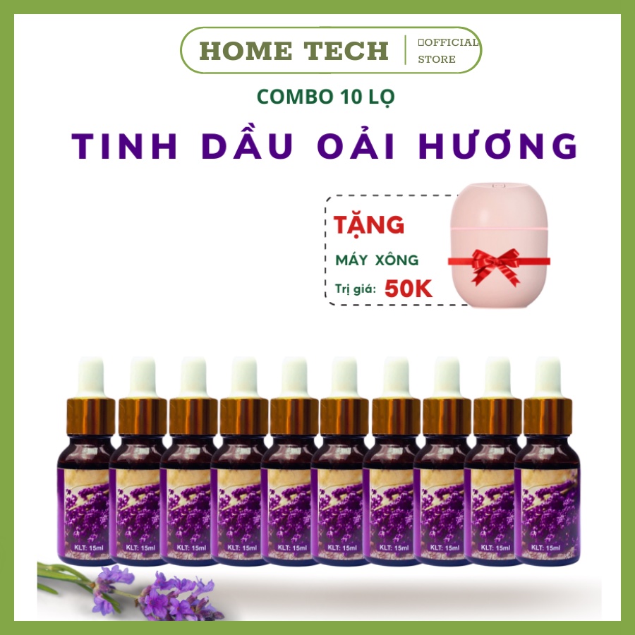 Tinh Dầu Hoa Oải Hương Nguyên Chất Thiên Nhiên 100% Lọ 10ml Tinh Dầu Oải Hương Thơm Phòng Giúp Đuổi Muỗi Khử Mùi