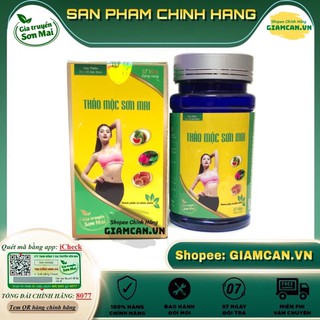 Giảm Cân Sơn Mai Combo hộp 57 viên