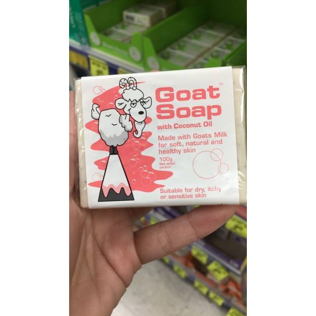 Bánh xà bông sữa dê tươi 100g của Goatsoap Úc