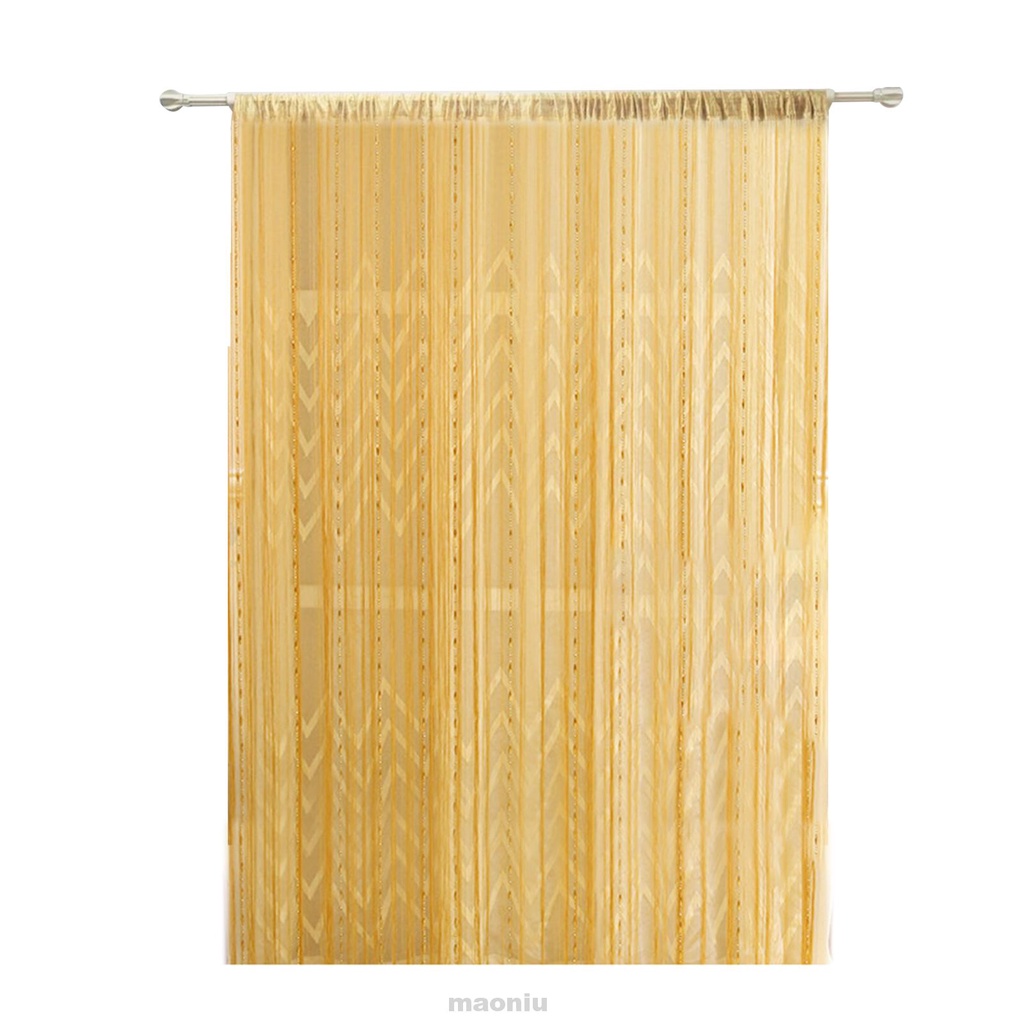 Bedroom Restaurant Bathroom Modern Sparkle Privacy Protection For Door Wall String Curtain