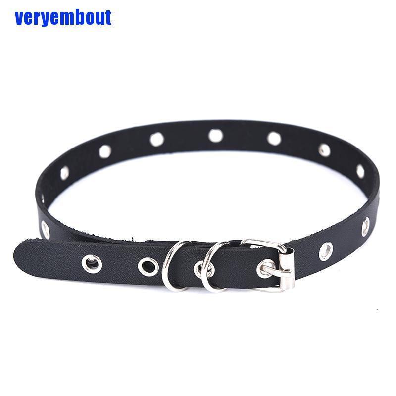 Vòng Cổ Choker Da Phong Cách Gothic Punk Quyến Rũ Cho Nữ