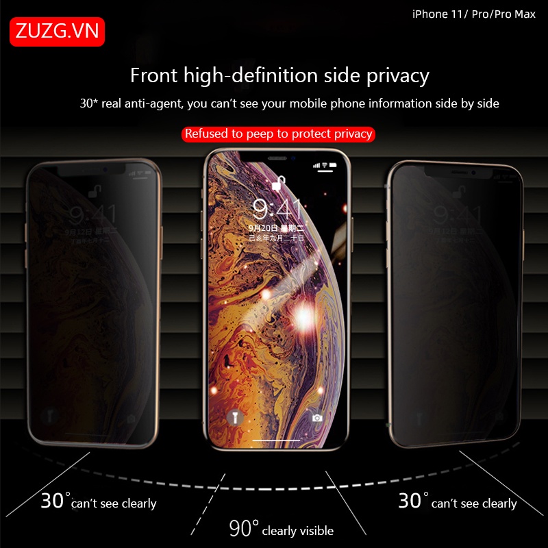 Cường lực chống nhìn trộm  supper Anti Spy Privacy ZUZG