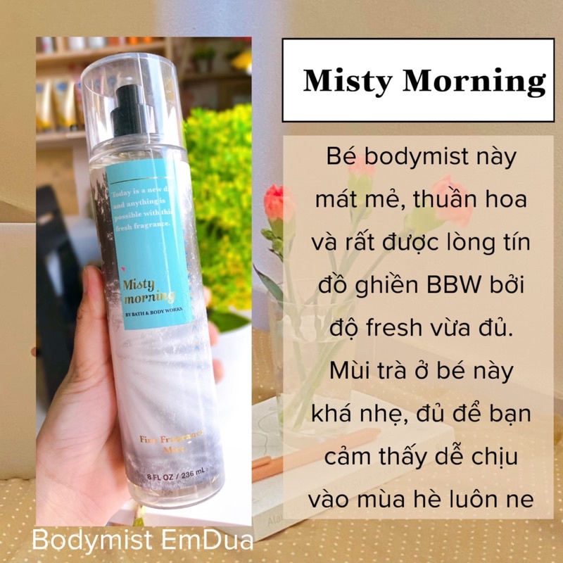Xịt Thơm Toàn Thân - MISTY MORNING