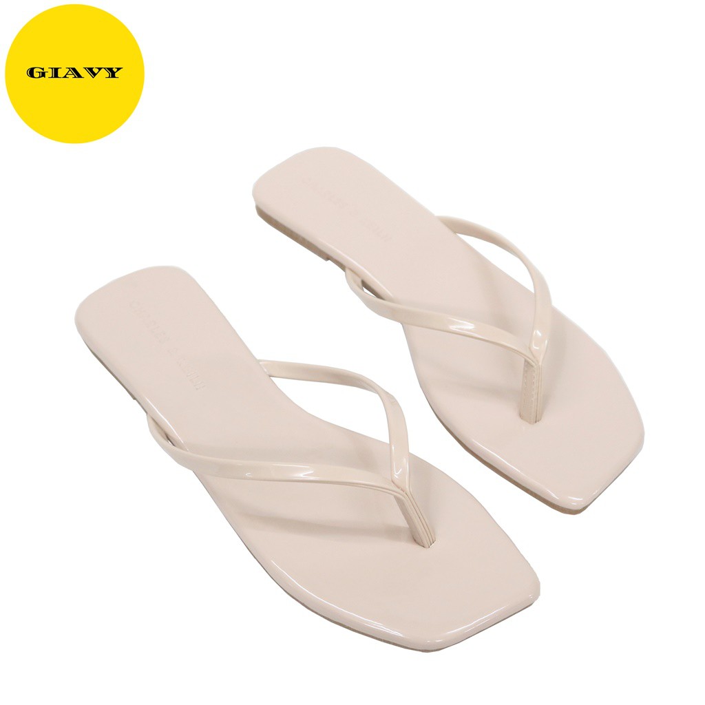 Dép kẹp nữ quai mảnh mũi vuông thời trang NK1000 - GIAVY