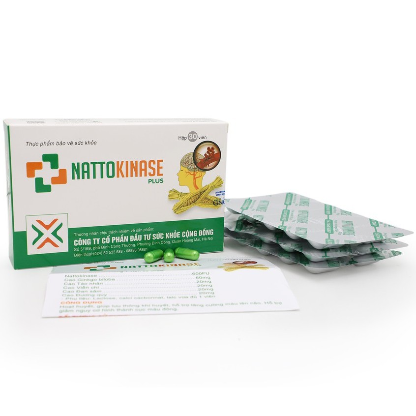 Hoạt huyết dưỡng não Nattokinase | Natto Kinase | chống tai biến | tai biến | thuốc chống đột quỵ ⚡️SK365