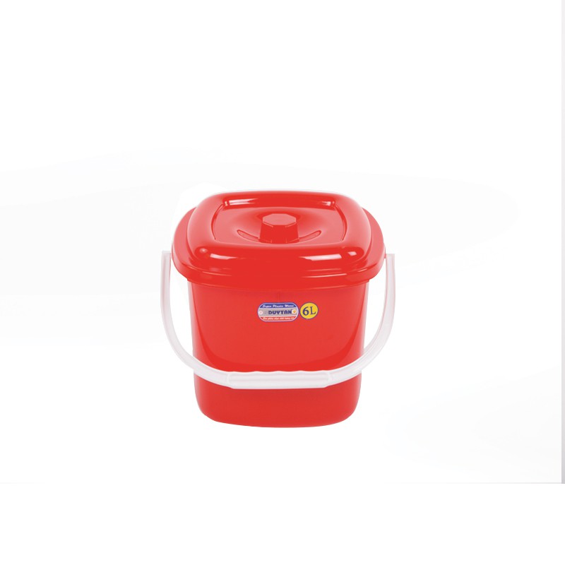 Xô Có Nắp Vuông Nhựa Duy Tân 4 lít/6 lít/8 lít