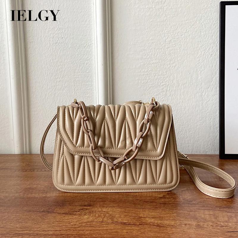 IELGY Túi Xách Dáng Vuông Phong Cách retro