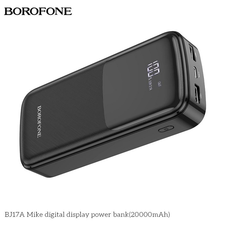 Pin Sạc Dự Phòng 20000Mah Chính Hãng, Borofone BJ17A Hàng Xịn Cao Cấp - Hỗ Trợ Sạc Nhanh - Pin Siêu Bền - Bảo Hành 24Th