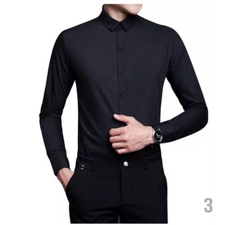 Áo sơmi nam trơn chất lụa mẫu mới cao cấp thời trang a3bruce