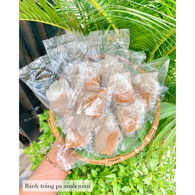 Bánh tráng phơi sương Tây Ninh muối mini Mạnh Hùng