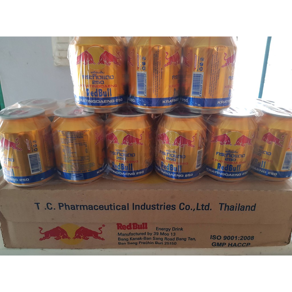 [THÙNG 24 LON] Bò húc Redbull (Thái Lan)