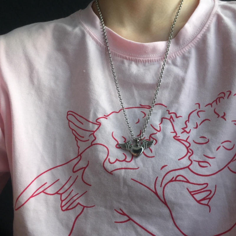 [Giao Hàng Miễn Phí] Mặt Dây Chuyền Hình Thần Tình Yêu Cupid 22039 Thời Trang Cá Tính