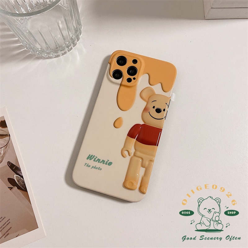 Ốp Lưng Hình Gấu Đáng Yêu Cho Iphone 13 12 11 Pro Max Xs Max Xr