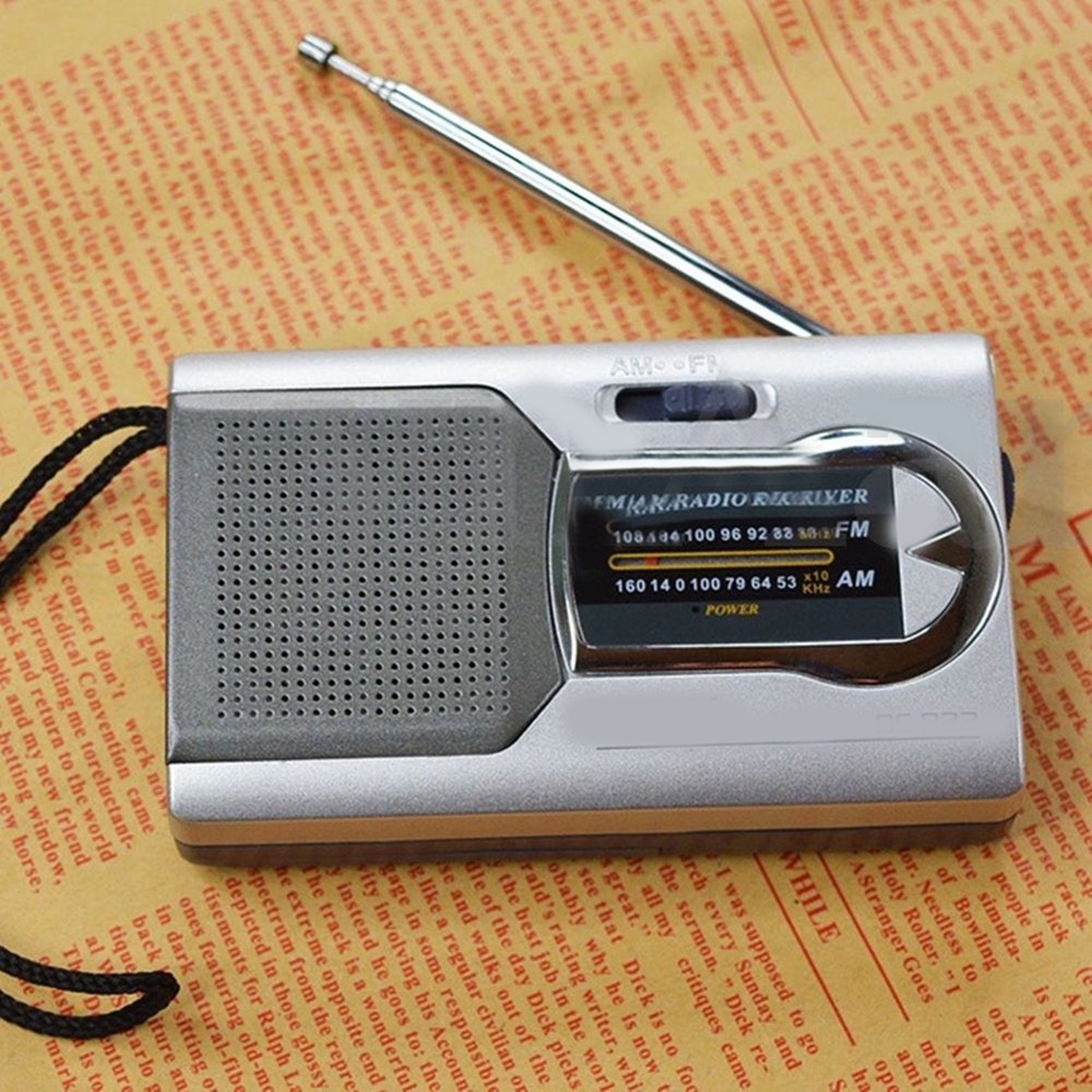 Radio Mini Am / Fm Bỏ Túi Dc 3v
