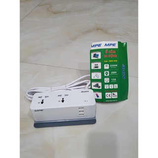 Ổ Cắm có dây Di Động MPE AM2S-3USB