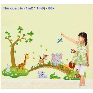 Decal thú qua cầu