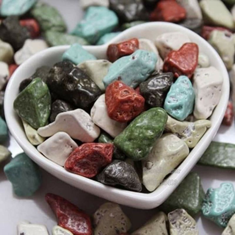 100gr kẹo sỏi socola màu sắc