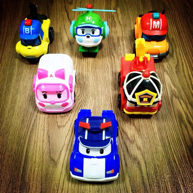 Nhiều mẫu - Mô Hình Robocar Poli &amp; Các Bạn Biến Hình  Xe Tải chở Poli