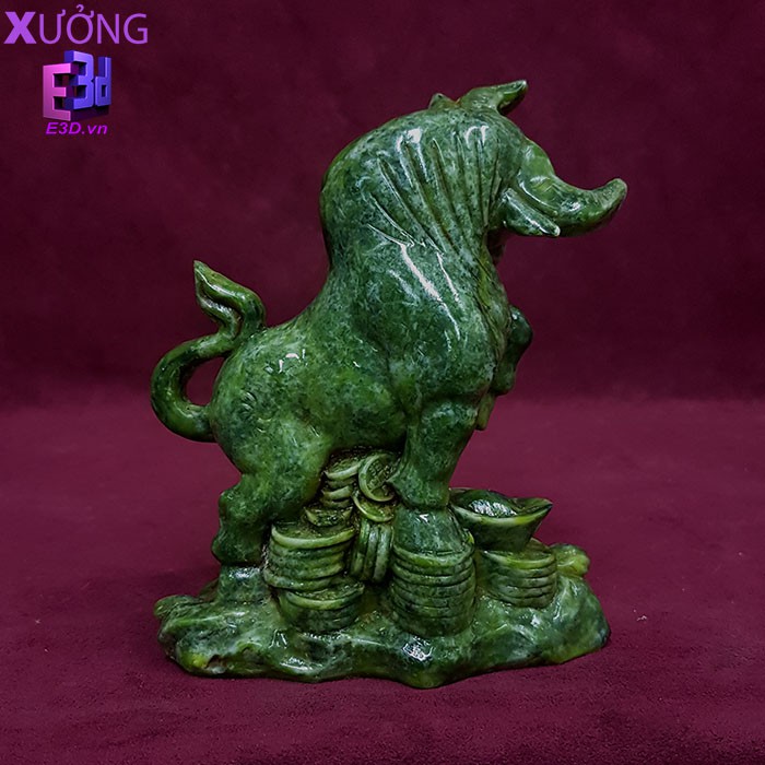 Tượng trâu - Xưởng E3D - CV 094