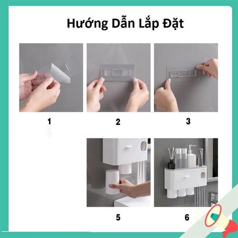 Kệ treo bàn chải đánh răng thông minh