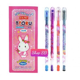 Viết bi nước ttoru ( viết thơm ) - hộp 12 cây tím