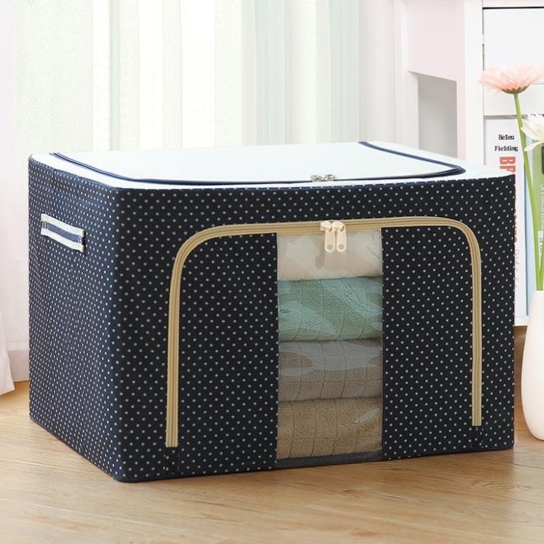 💥SALE SỐC💥 TÚI VẢI KHUNG THÉP XẾP GỌN QUẦN ÁO, CHĂN MÀN