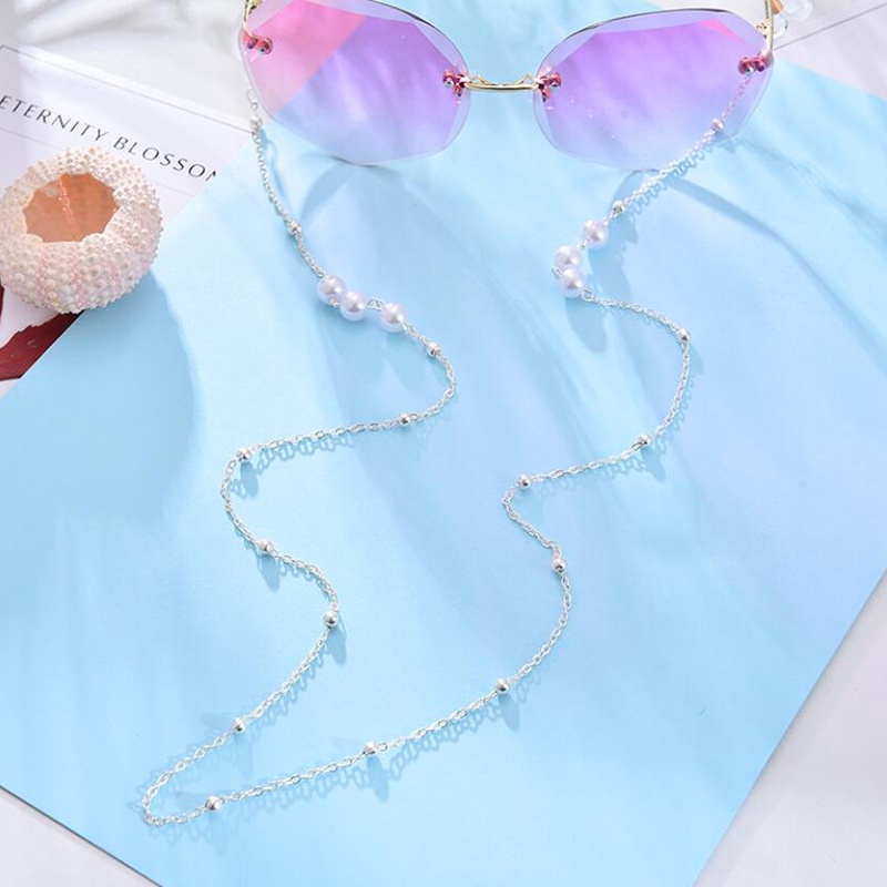 Dây Đeo Kính Mắt Dạng Chuỗi Hạt Ngọc Trai Giả