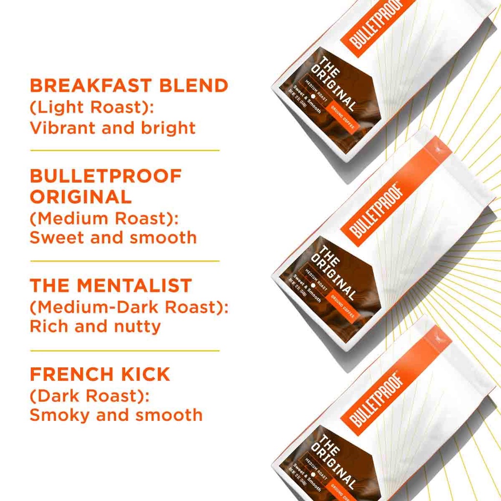 Bulletproof Coffee - Cafe sạch Bulletproof, giảm béo, giảm mỡ máu Guatemala, Colombia, El Salvador