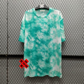 Áo thun unisex form rộng Tie-Dye