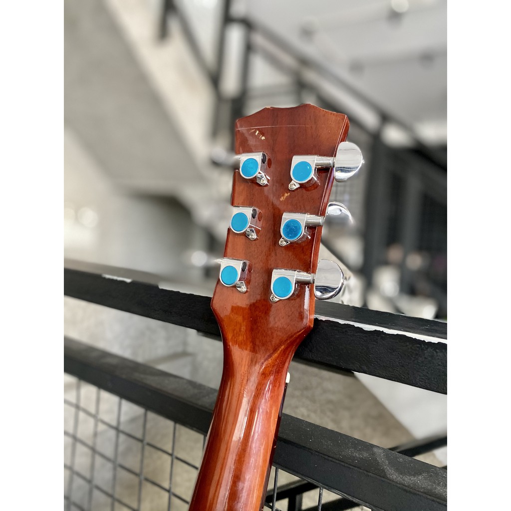 Đàn Guitar Acoustic Full Solid 100% có lắp EQ Met B12 chính hãng