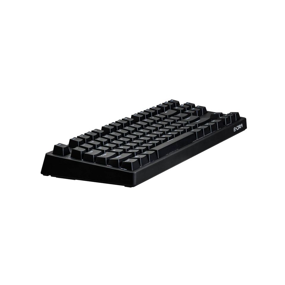 Phím cơ E-dra EK387 Gateron Blue/Brown/Red/Yellow/Black switch dây liền, led đơn sắc - Hàng chính hãng