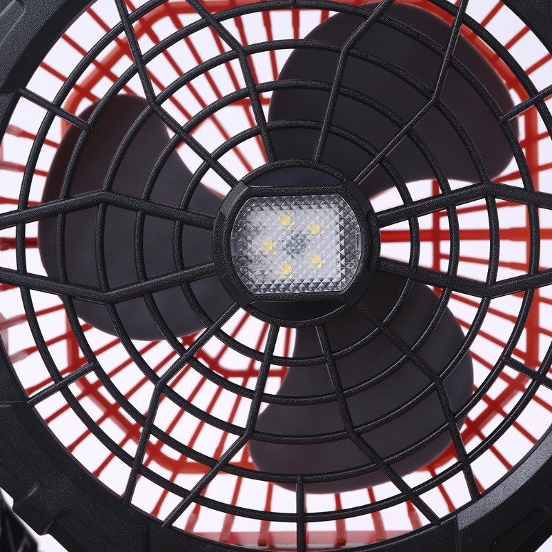 Quạt 7800mAh 7800mAh Có Đèn LED Và Móc Treo Sạc USB Dùng Khi Đi Cắm Trại / Du Lịch / Phòng Ngủ