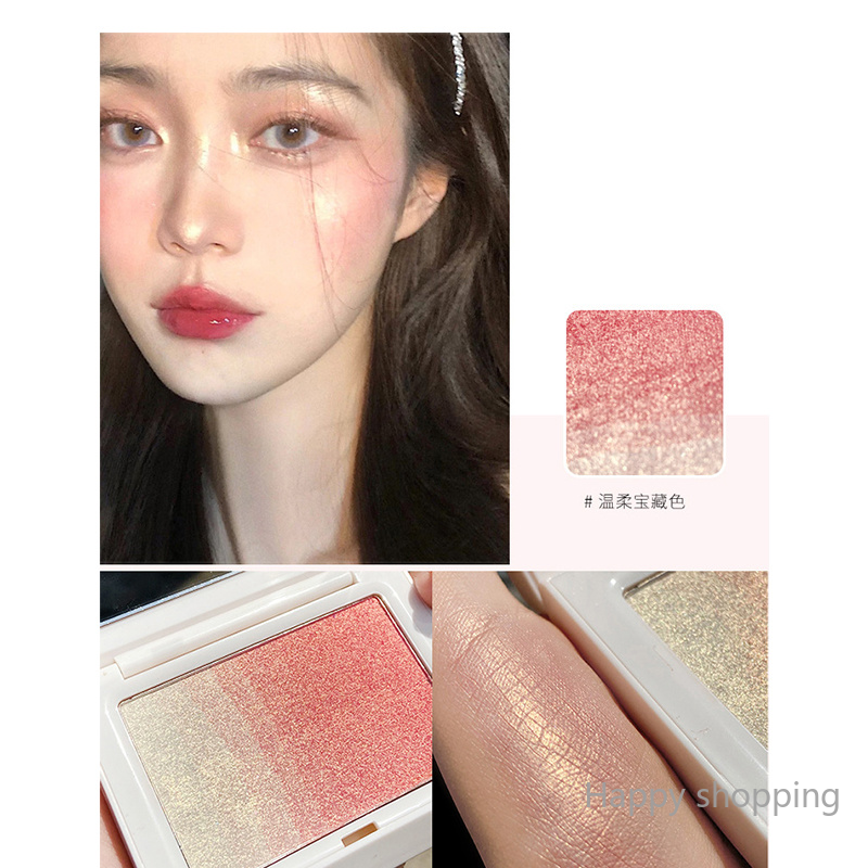 (Hàng Mới Về) Phấn Bắt Sáng Kiêm Phấn Má Hồng 2 Trong 1 Màu Gradient | BigBuy360 - bigbuy360.vn