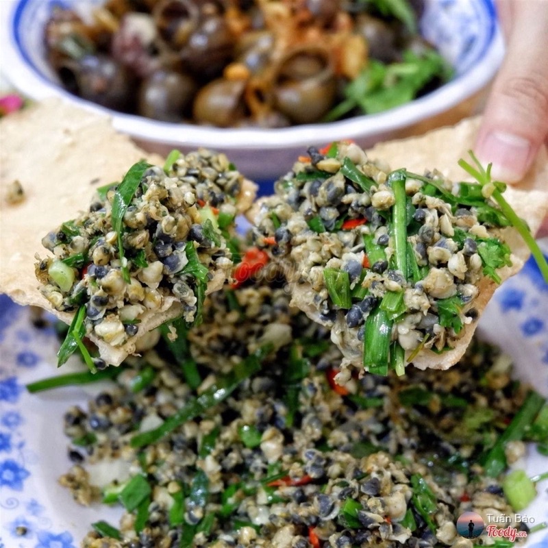 Bánh tráng ( bánh đa mè đen nước cốt dừa siêu ngon