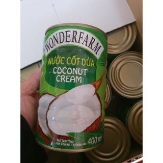 Nước cốt dừa lon Wonderfarm 440ml date 2025