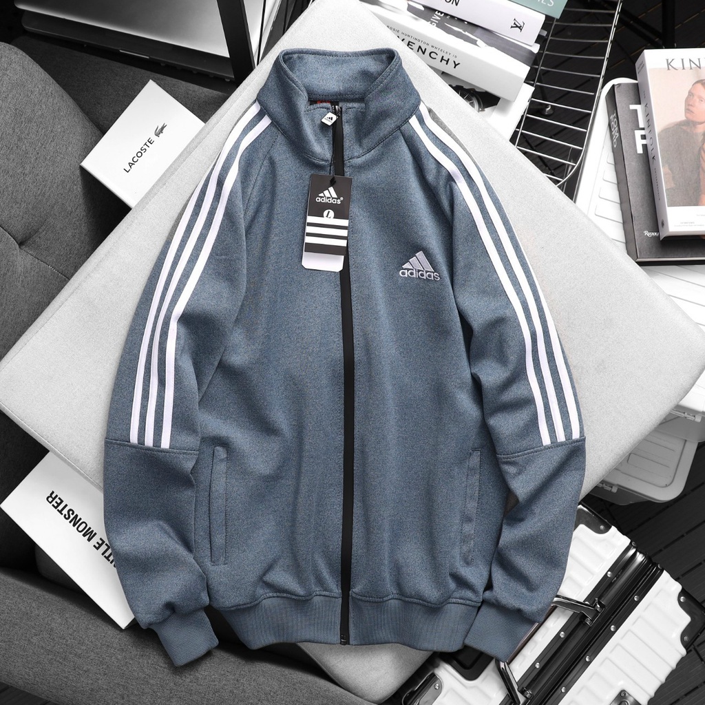Áo khoác ADIDAS, áo khoác nam nữ siêu đẹp vải cao cấp, dây kéo chống thấm