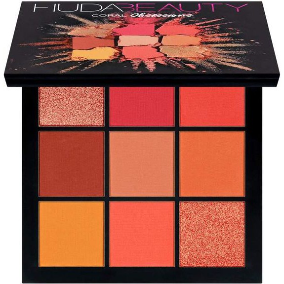 Bảng Màu Mắt Huda Beauty Obsessions Eyeshadow Palettes (Coral - Warm Brown - Electric - Mauve)