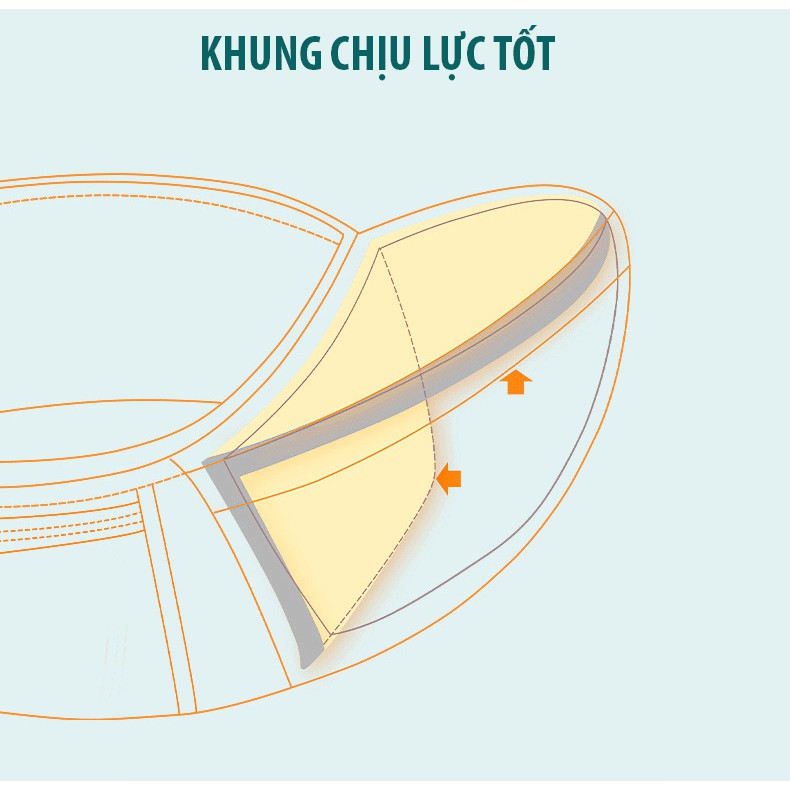 Đai Địu em bé cao cấp chống gù thoáng khí 4 tư thế